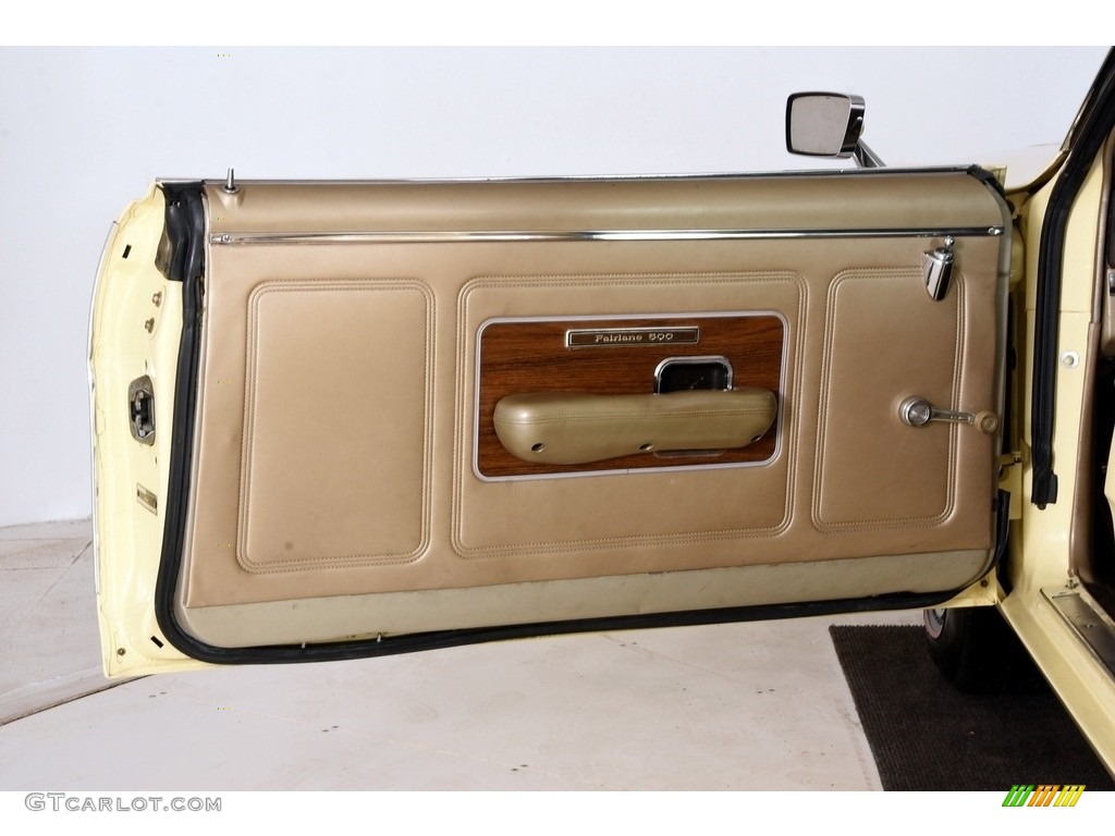 1969 Ford Ranchero 500 Light Nugget Gold Door Panel Photo #141715205