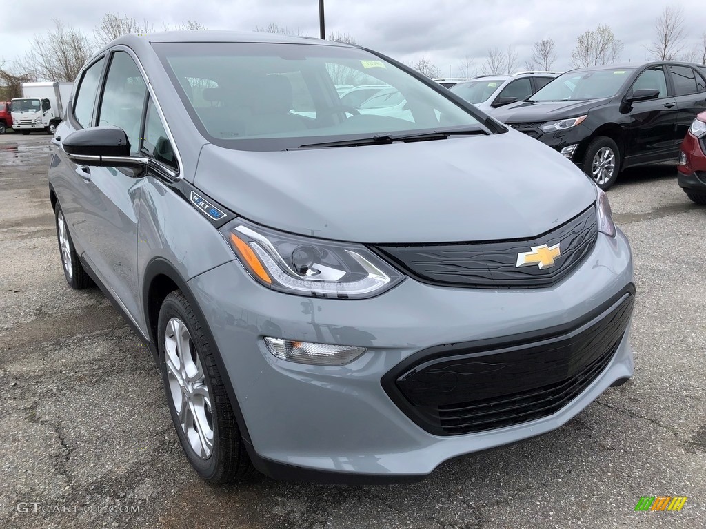 2021 Bolt EV LT - Slate Gray Metallic / Dark Galvanized Gray/Sky Cool Gray photo #2