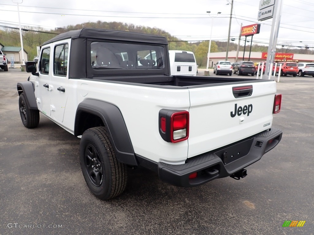 2021 Gladiator Sport 4x4 - Bright White / Black photo #4