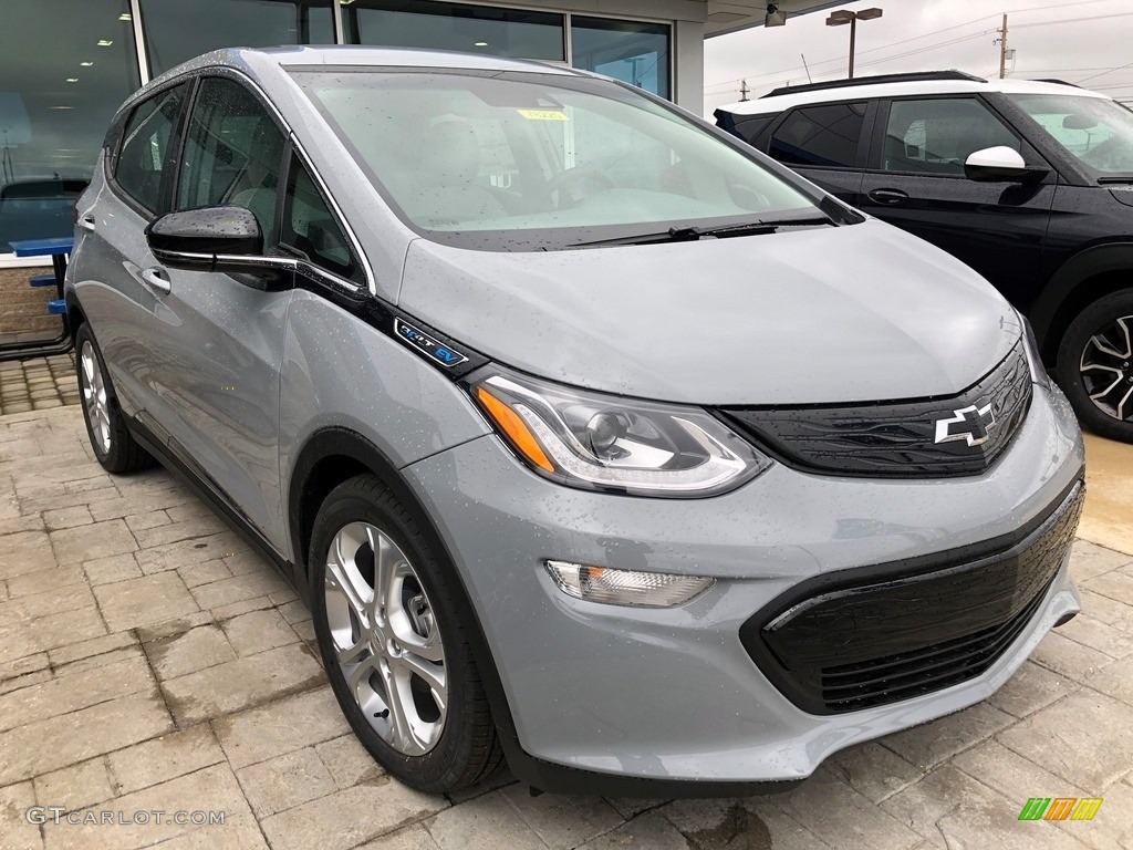 Slate Gray Metallic 2021 Chevrolet Bolt EV LT Exterior Photo #141716237