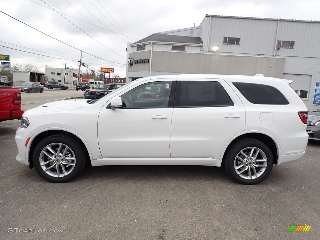 2021 Durango GT AWD - Vice White / Black photo #2
