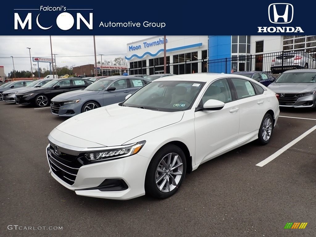 2021 Accord LX - Platinum White Pearl / Ivory photo #1