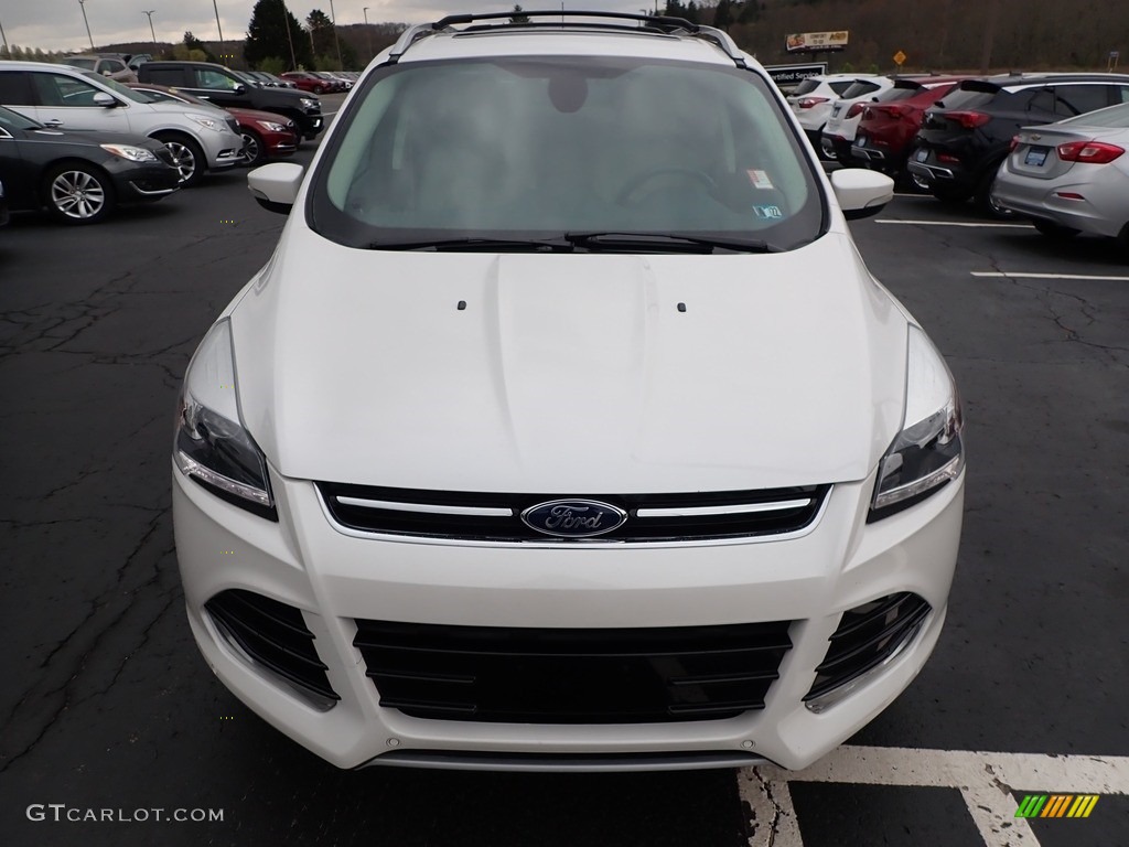 2015 Escape Titanium 4WD - White Platinum Metallic Tri-Coat / Medium Light Stone photo #3