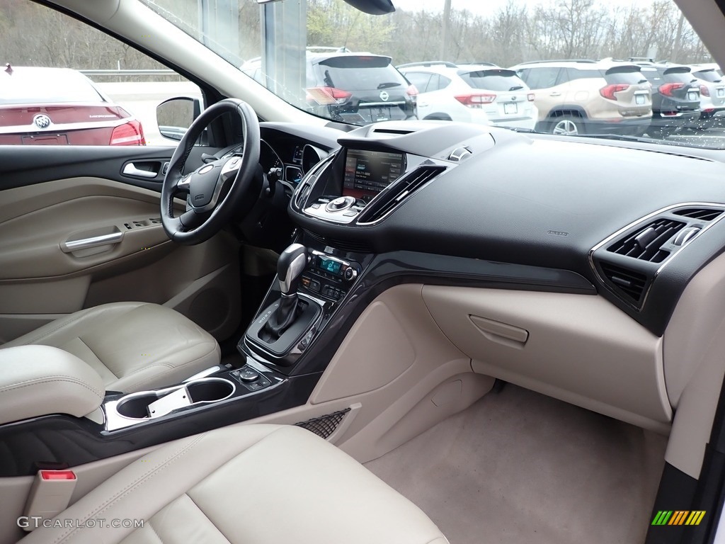 2015 Escape Titanium 4WD - White Platinum Metallic Tri-Coat / Medium Light Stone photo #6