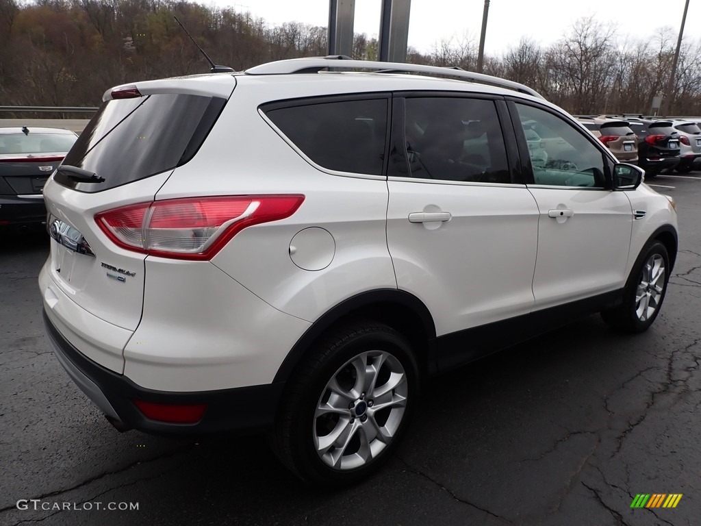 2015 Escape Titanium 4WD - White Platinum Metallic Tri-Coat / Medium Light Stone photo #9