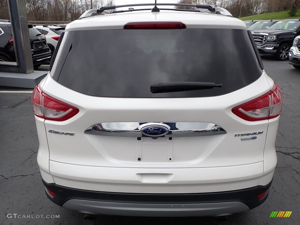 2015 Escape Titanium 4WD - White Platinum Metallic Tri-Coat / Medium Light Stone photo #10