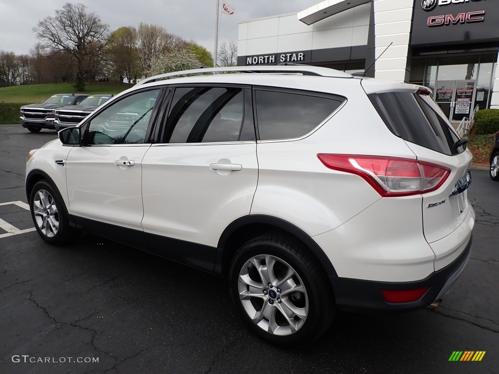 2015 Escape Titanium 4WD - White Platinum Metallic Tri-Coat / Medium Light Stone photo #13