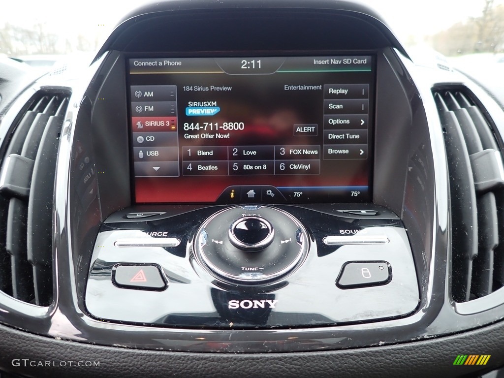 2015 Escape Titanium 4WD - White Platinum Metallic Tri-Coat / Medium Light Stone photo #23