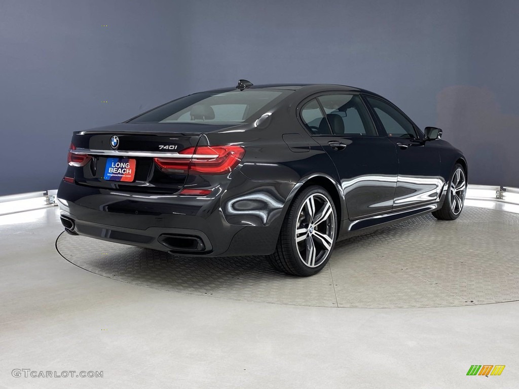 2018 7 Series 740i Sedan - Black Sapphire Metallic / Black photo #5