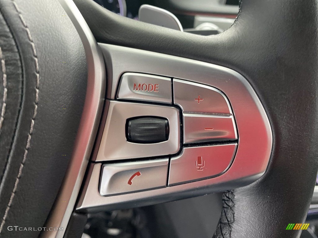 2018 7 Series 740i Sedan - Black Sapphire Metallic / Black photo #20