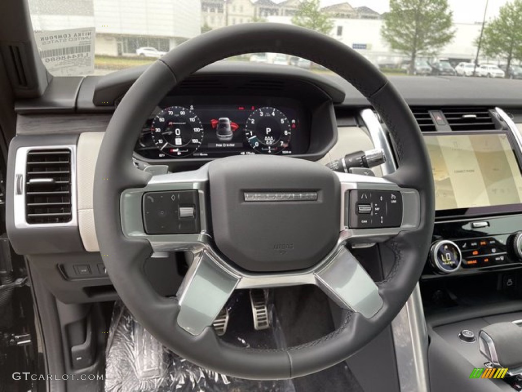 2021 Land Rover Discovery P360 S R-Dynamic Light Oyster/Ebony Steering Wheel Photo #141720307