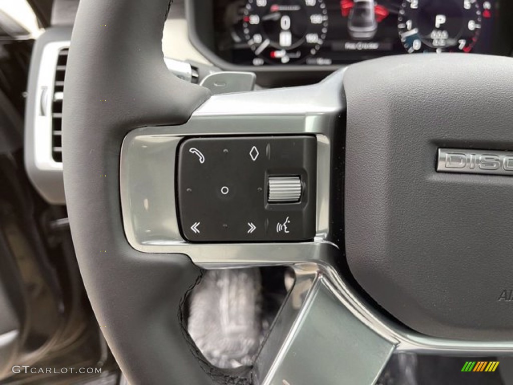 2021 Land Rover Discovery P360 S R-Dynamic Light Oyster/Ebony Steering Wheel Photo #141720325
