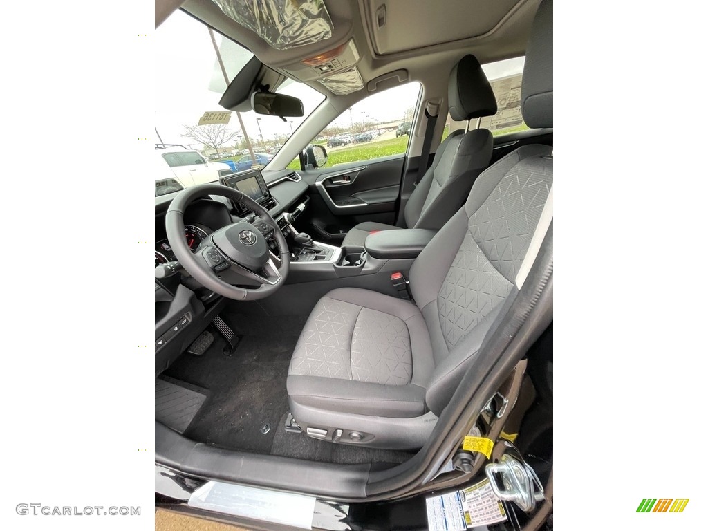 2021 RAV4 XLE AWD - Midnight Black Metallic / Light Gray photo #2