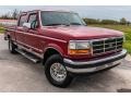 1995 Electric Currant Red Pearl Ford F150 XLT Extended Cab 4x4  photo #1