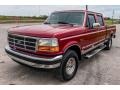 1995 Electric Currant Red Pearl Ford F150 XLT Extended Cab 4x4  photo #8