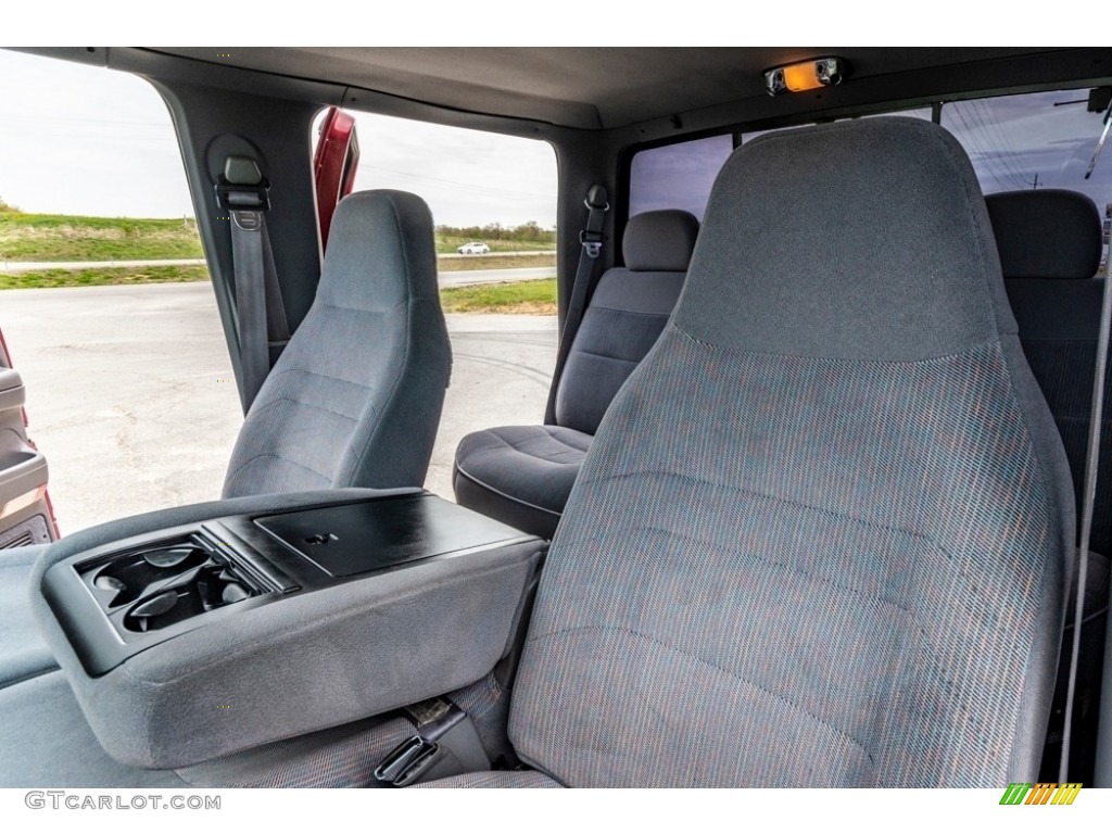 1995 F150 XLT Extended Cab 4x4 - Electric Currant Red Pearl / Gray photo #17