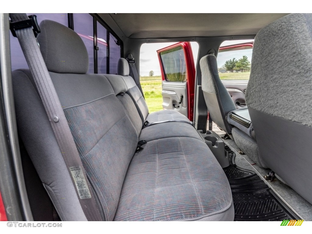 Gray Interior 1995 Ford F150 XLT Extended Cab 4x4 Photo #141722089