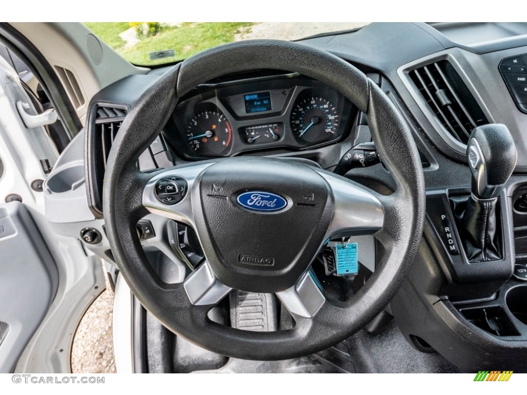 2016 Ford Transit 350 Van XL HR Long Pewter Steering Wheel Photo #141722173
