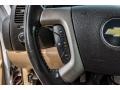 Light Cashmere/Ebony 2010 Chevrolet Silverado 1500 Hybrid Crew Cab Steering Wheel
