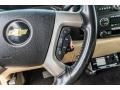 Light Cashmere/Ebony 2010 Chevrolet Silverado 1500 Hybrid Crew Cab Steering Wheel