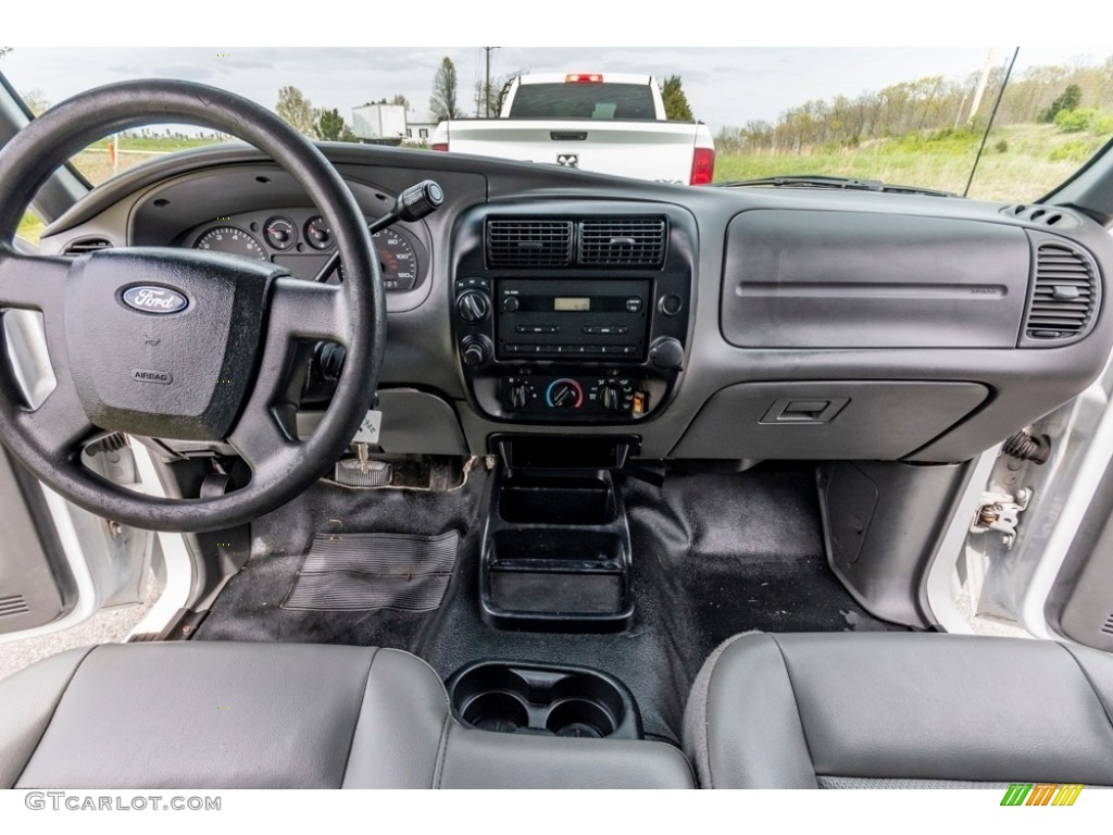 2007 Ford Ranger XL Regular Cab 4x4 Medium Dark Flint Dashboard Photo #141722680