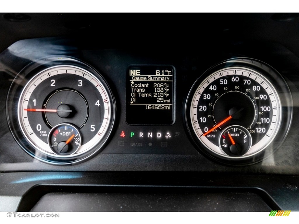 2016 Ram 2500 Tradesman Crew Cab 4x4 Gauges Photo #141722881