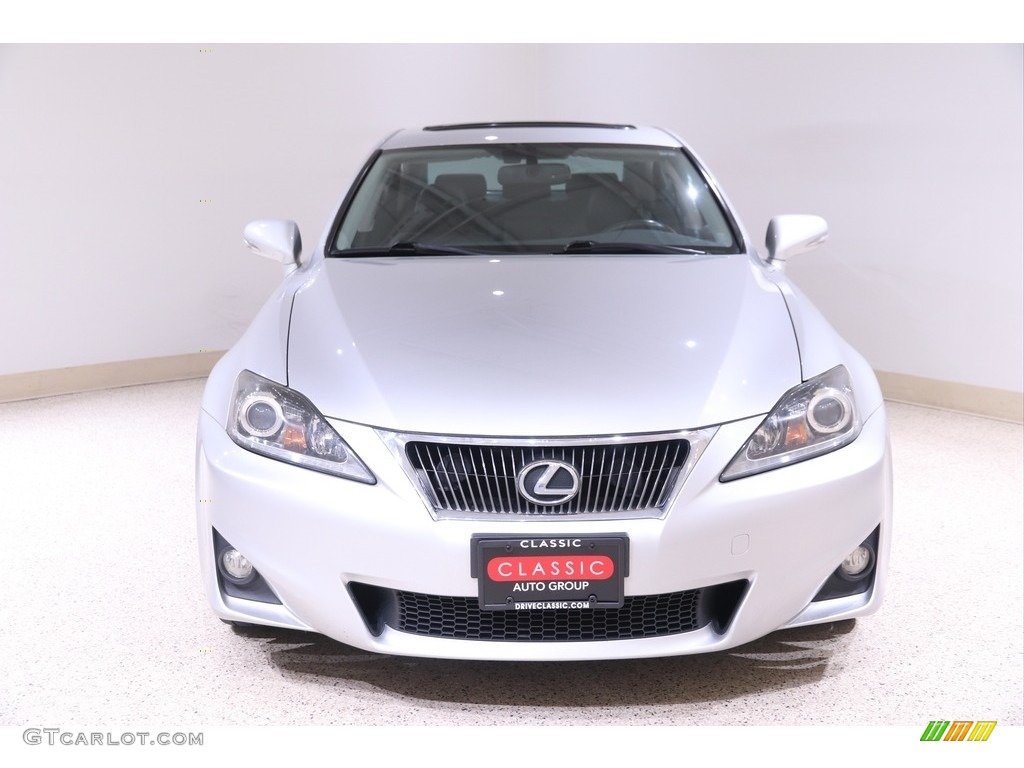 2011 IS 250 AWD - Tungsten Pearl / Black photo #2