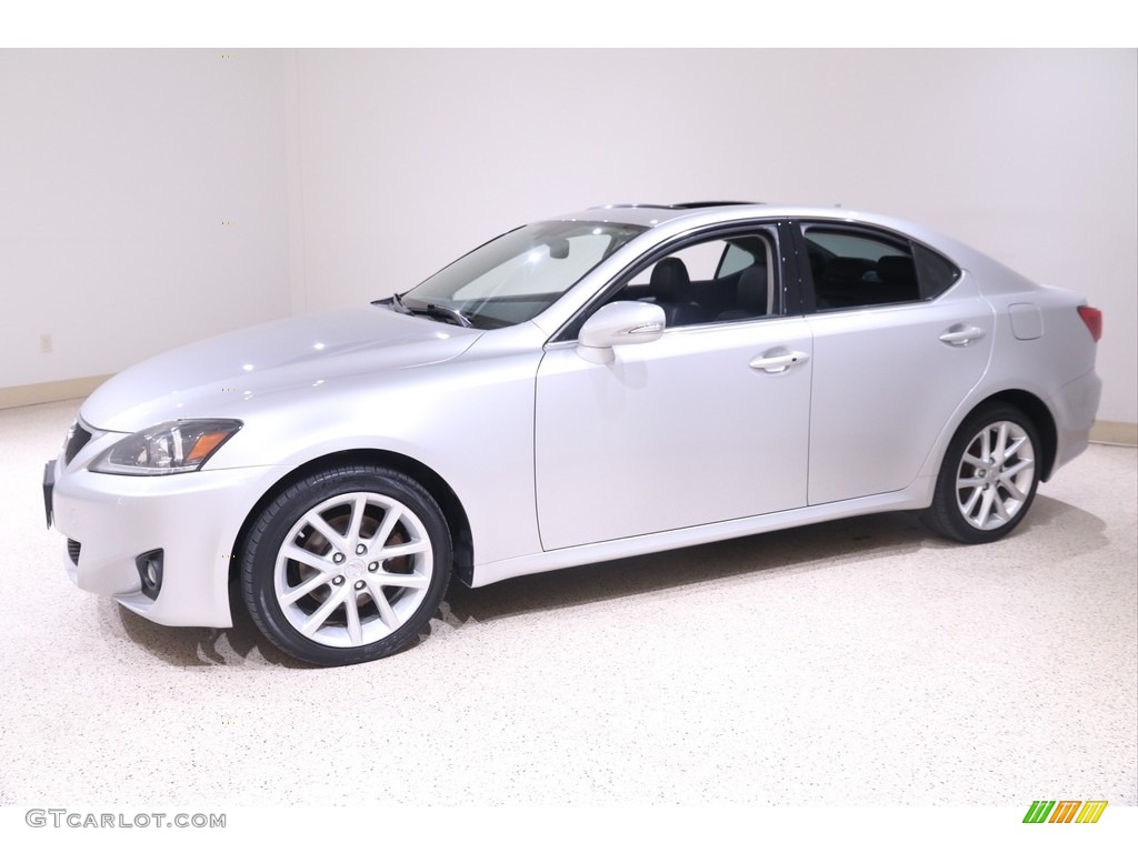 2011 IS 250 AWD - Tungsten Pearl / Black photo #3