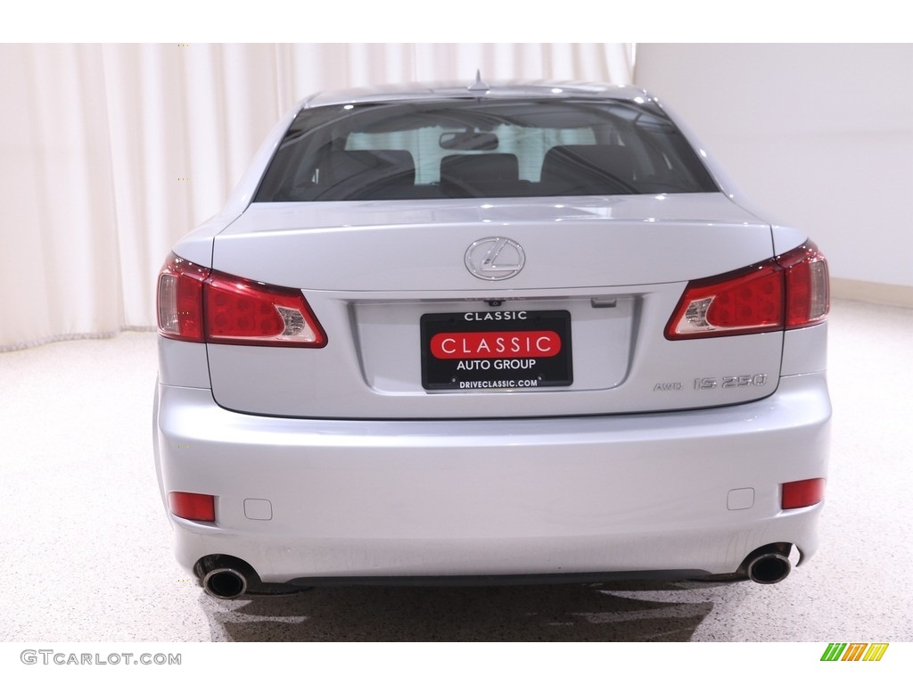2011 IS 250 AWD - Tungsten Pearl / Black photo #17