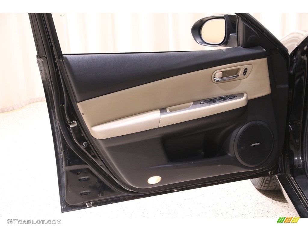 2009 MAZDA6 s Grand Touring - Ebony Black / Beige photo #4