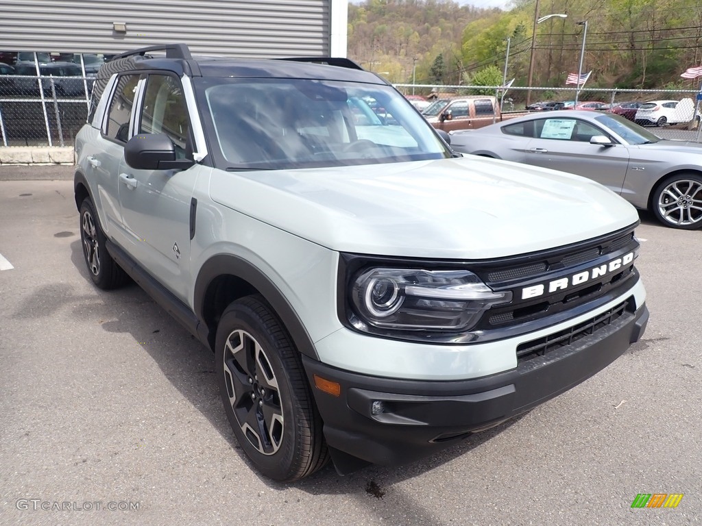 Cactus Gray 2021 Ford Bronco Sport Outer Banks 4x4 Exterior Photo #141724823