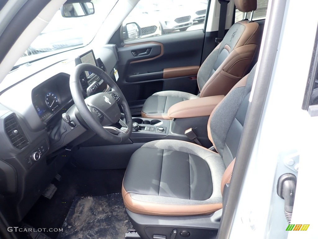 Ebony/Roast Interior 2021 Ford Bronco Sport Outer Banks 4x4 Photo #141724979