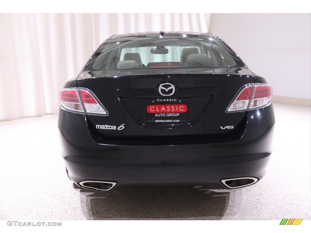 2009 MAZDA6 s Grand Touring - Ebony Black / Beige photo #17