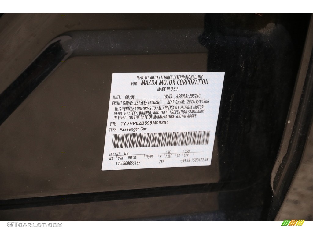 2009 MAZDA6 s Grand Touring - Ebony Black / Beige photo #19