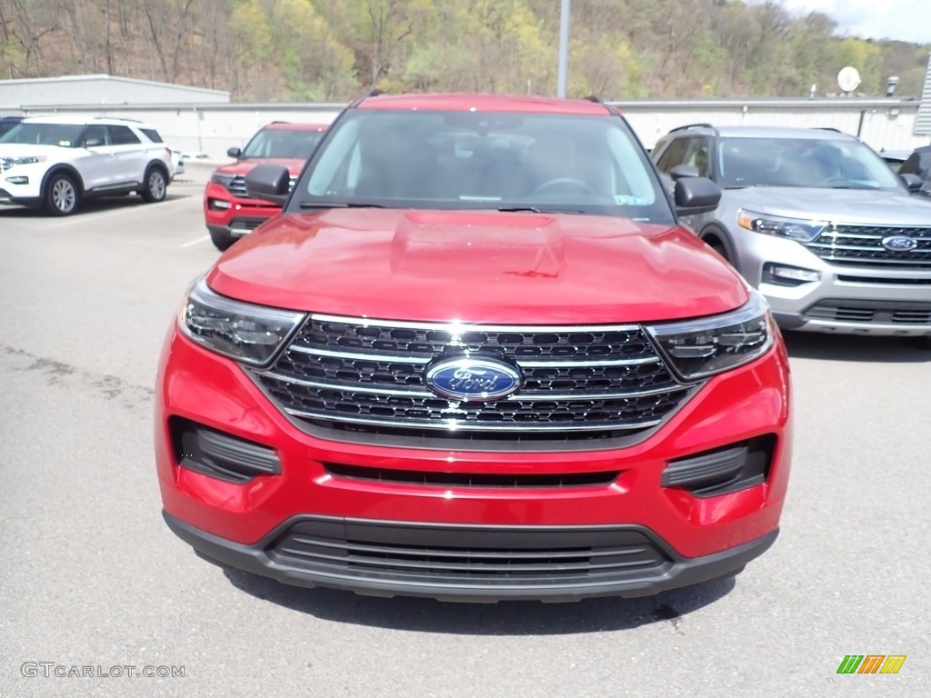 2021 Explorer XLT 4WD - Carbonized Gray Metallic / Sandstone photo #4