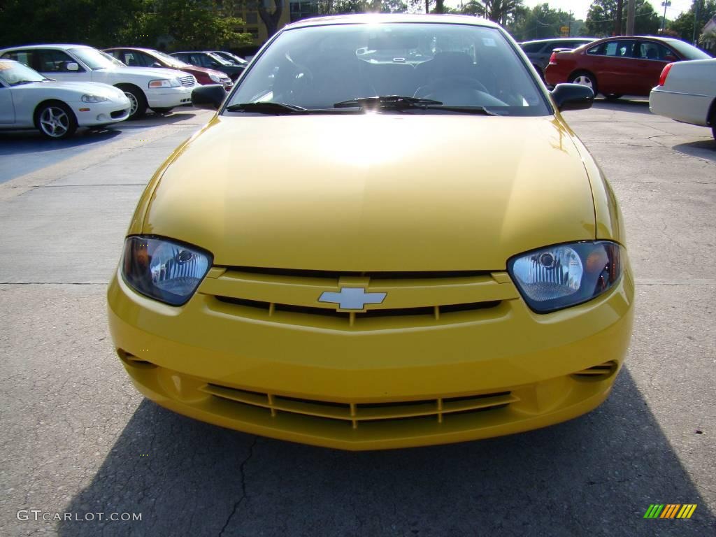 2004 Cavalier LS Coupe - Rally Yellow / Graphite photo #3