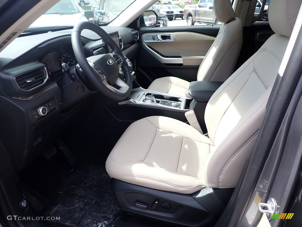 Sandstone Interior 2021 Ford Explorer Limited 4WD Photo #141725999