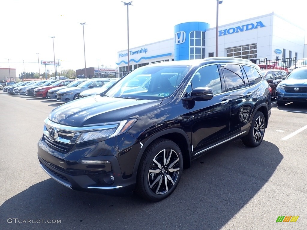 2021 Pilot Touring AWD - Crystal Black Pearl / Black photo #1