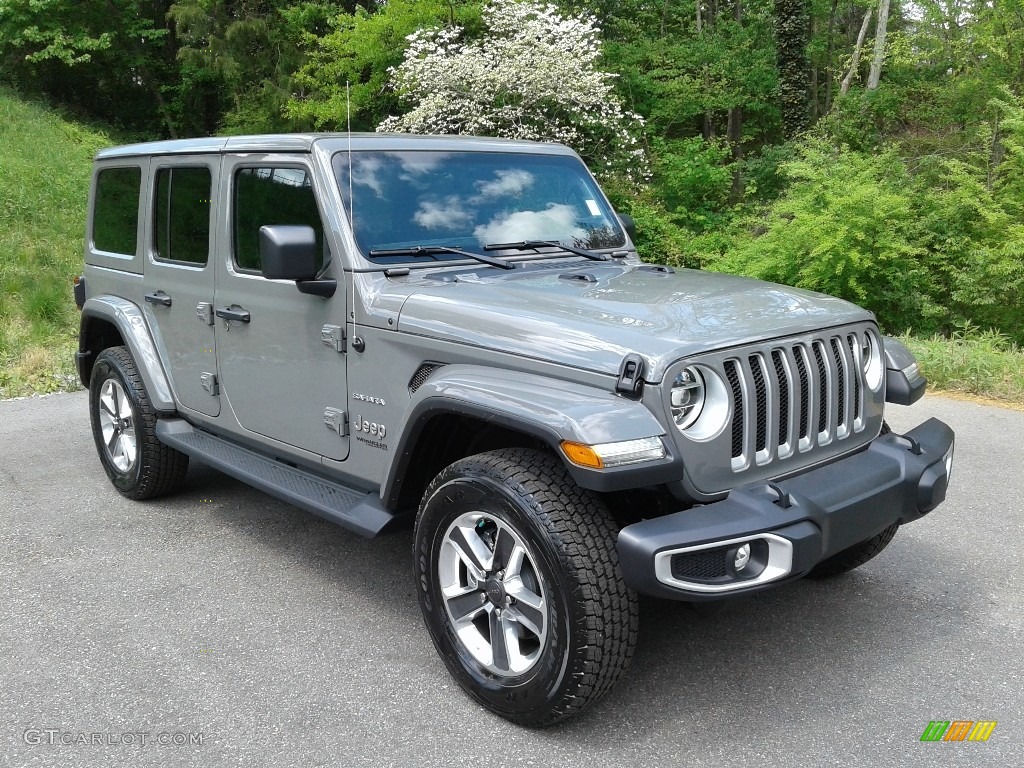 Sting-Gray 2021 Jeep Wrangler Unlimited Sahara 4x4 Exterior Photo #141726779