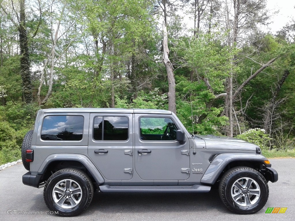 Sting-Gray 2021 Jeep Wrangler Unlimited Sahara 4x4 Exterior Photo #141726806
