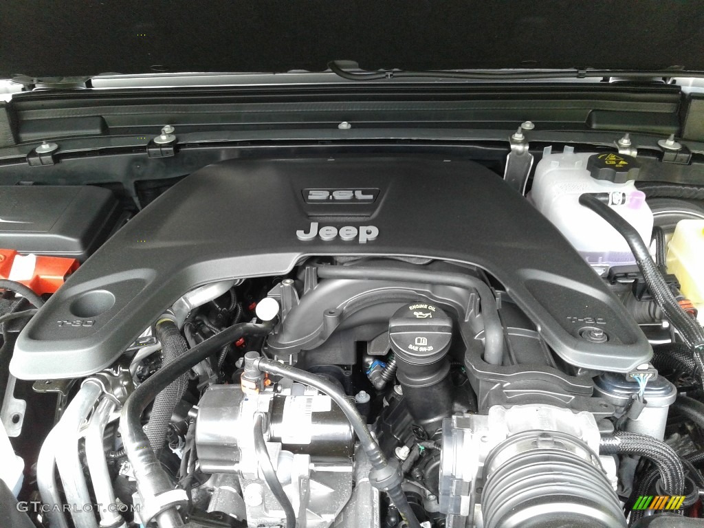 2021 Jeep Wrangler Unlimited Sahara 4x4 3.6 Liter DOHC 24-Valve VVT V6 Engine Photo #141726902