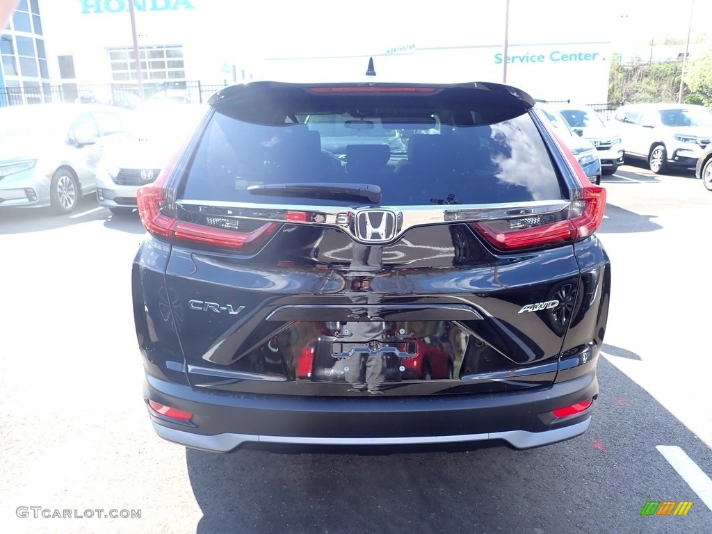 2021 CR-V EX AWD - Crystal Black Pearl / Black photo #4