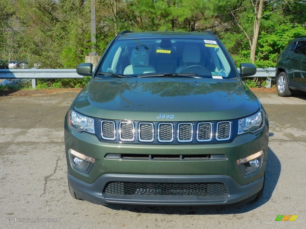 2021 Compass Latitude 4x4 - Olive Green Pearl / Black photo #2
