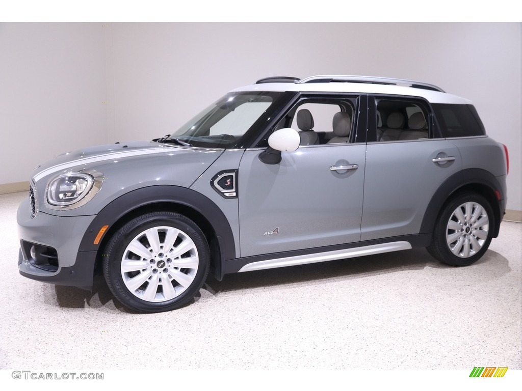 2018 Countryman Cooper S ALL4 - Moonwalk Gray Metallic / Lounge Leather/Satellite Grey photo #3