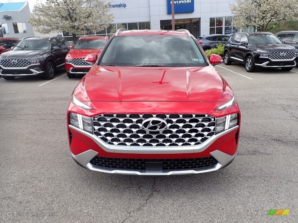 2021 Santa Fe SEL AWD - Calypso Red / Black photo #4