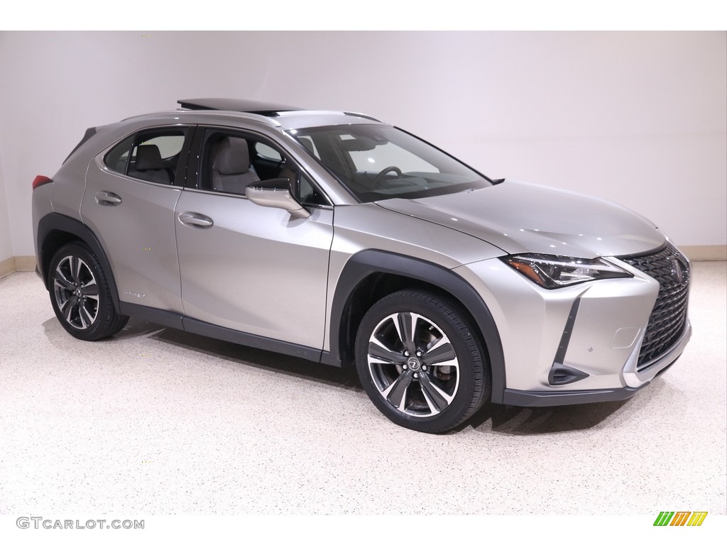 Silver Lining Metallic 2019 Lexus UX 250h AWD Exterior Photo #141728030