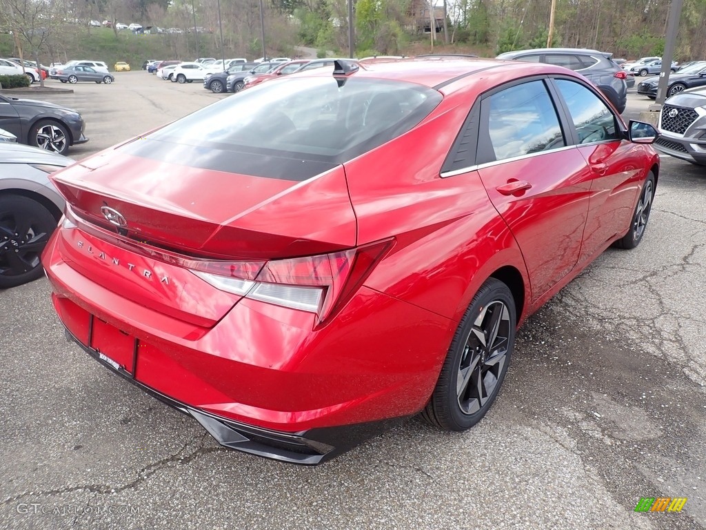 2021 Elantra SEL - Calypso Red / Black photo #2