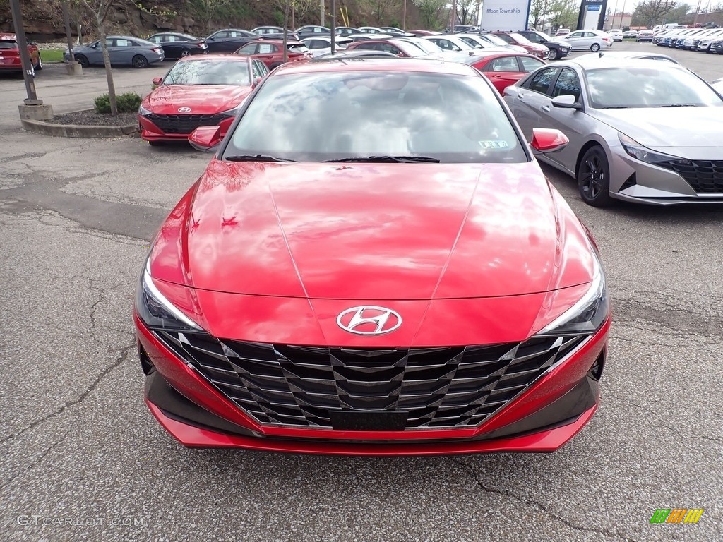 2021 Elantra SEL - Calypso Red / Black photo #4