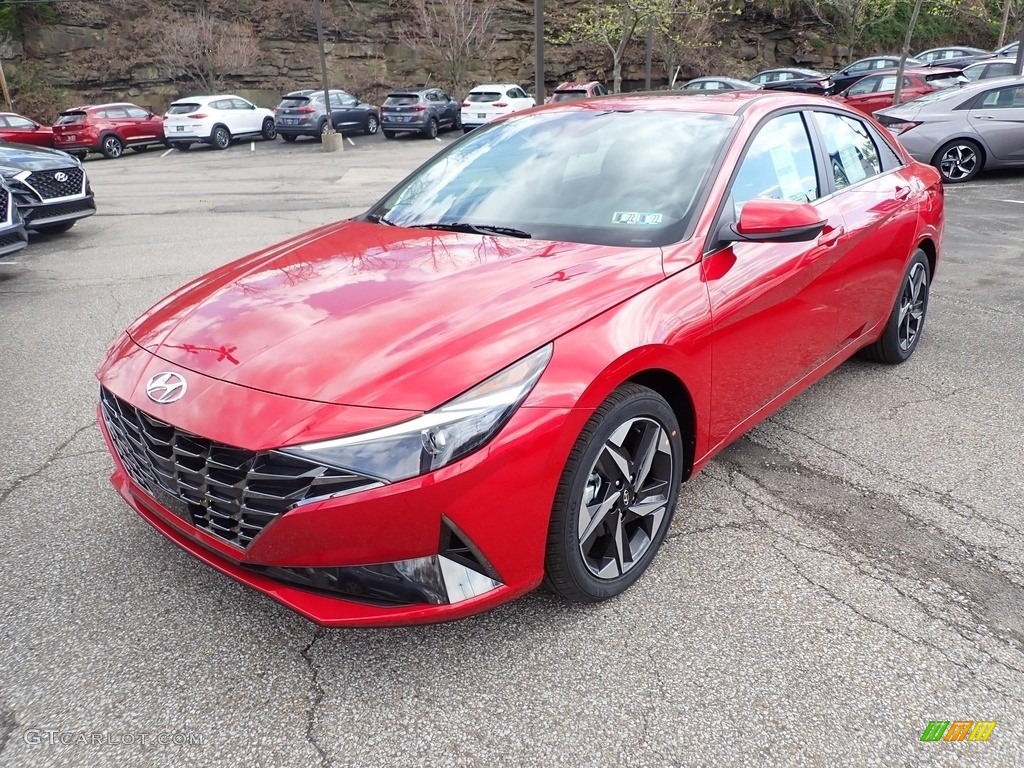 2021 Elantra SEL - Calypso Red / Black photo #5