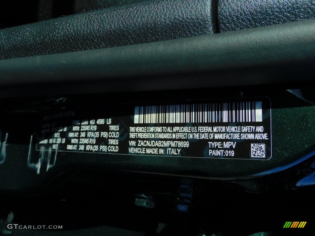 2021 Renegade Jeepster 4x4 - TechnoGreen Metallic / Black photo #20
